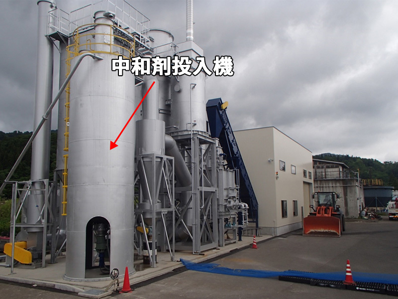 中和剤投入機