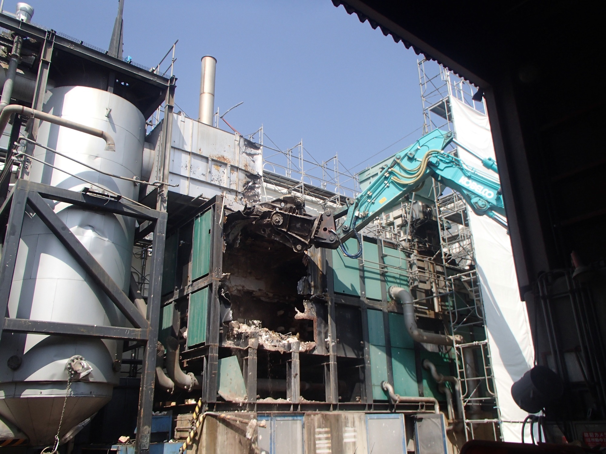 ボイラー設備解体②