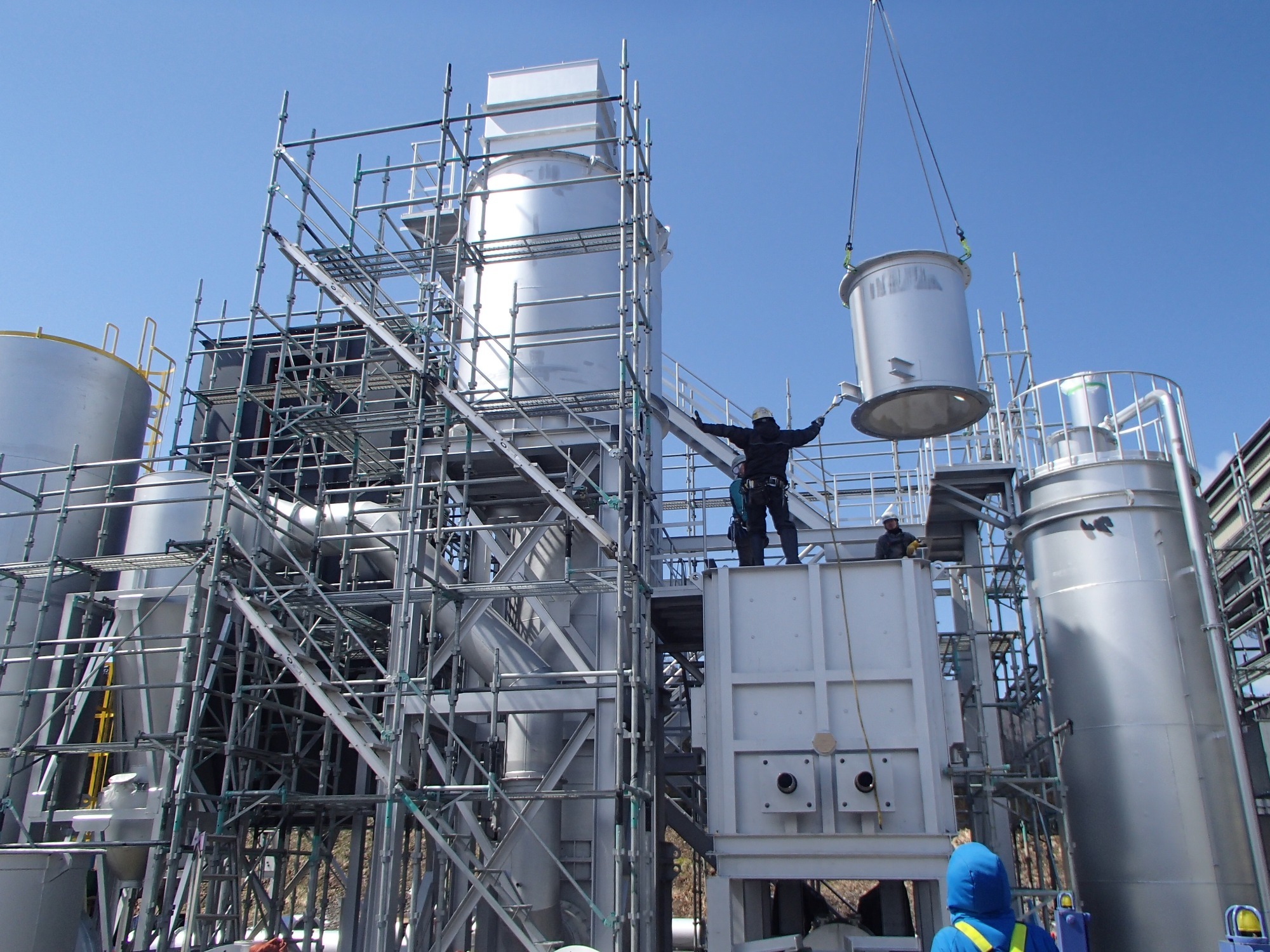 ボイラー設備組立⑩